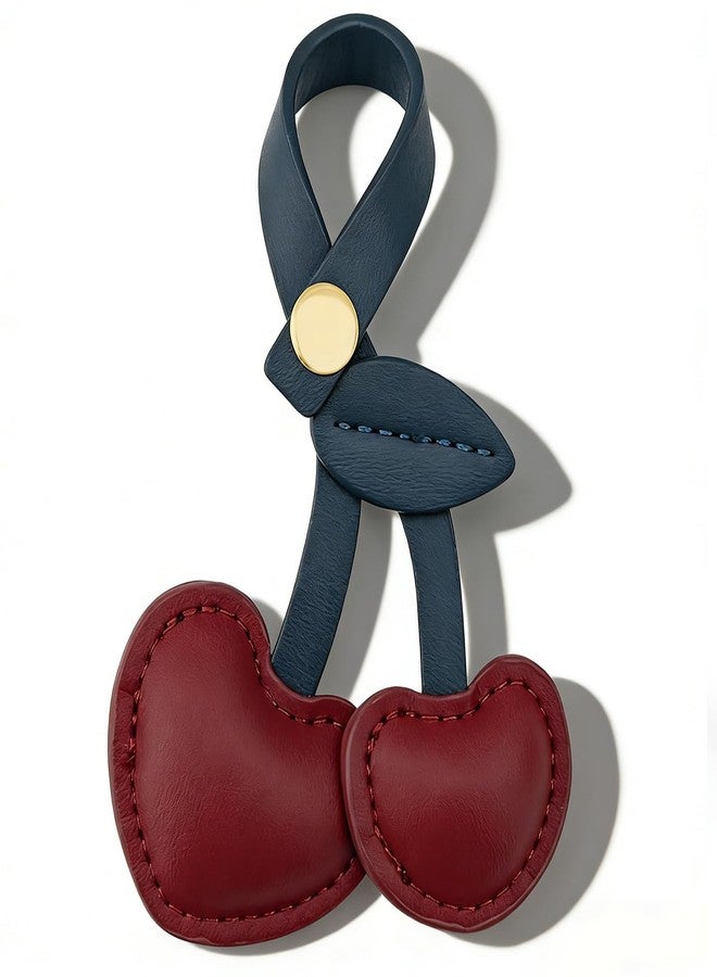 AOBIURV Cherry Bag Charm with Key Ring Cut Keychain Purse For Handbags Cherry Purse For Women - Image 1